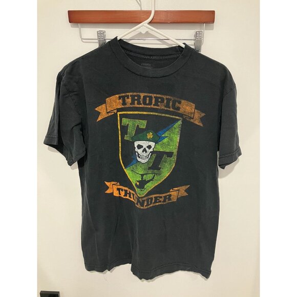 Tropic Thunder 2008 Promotional Movie T-Shirt, Black, Size Medium - Picture 1 of 3
